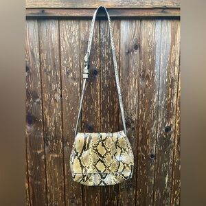 Sharif snakeskin purse